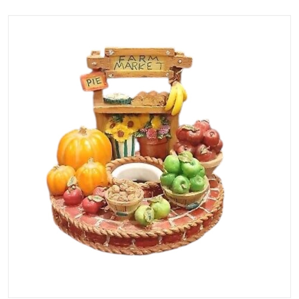 CANDLE CAPPER ⭐️ “farm market” jar topper